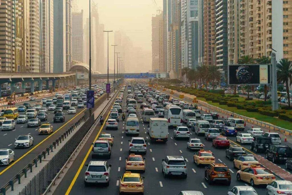 Dubai traffic